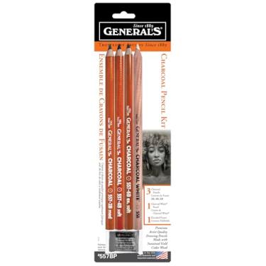 Imagem de Charcoal Pencil Set 6/Pkg-Assorted Degrees -557-6A