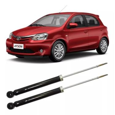 Imagem de PAR DE AMORTECEDOR TRASEIRO 2 LADOS ETIOS 2012 2013 2014 2015 2016 EM DIANTE