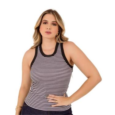 Imagem de Kit 2 Blusinhas Femininas Suede Regatas Estampadas - Fortaleza Jeans, 