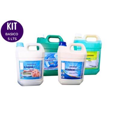 Imagem de Produtos de Limpeza KAIROSLIMP 5L - Kit ATACADO 4 galões de 5 litros
