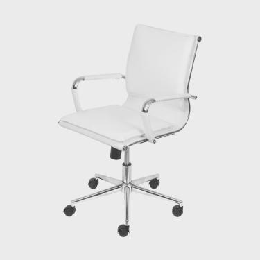 Imagem de Cadeira Para Escritorio Diretor Italiano Estofada Em Corino 3304