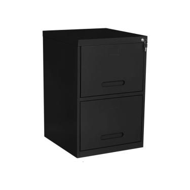 Imagem de Arquivo De Aço 2 Gavetas Home Office Preto - ultra Móveis