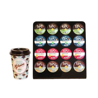 Imagem de Porta Cápsulas Preto Café Três Corações Máquina Café