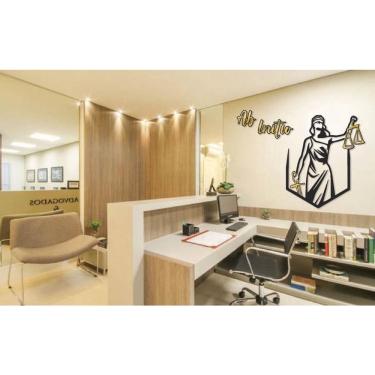 Imagem de Quadro Decorativo Deusa Da Justiça Escritório Advocacia