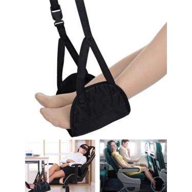 Imagem de Apoio Descanso Pés Avião Suporte Pé Viagem Carro Ônibus - Evan Clothin