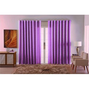 Imagem de Cortina Jacquard Luxo Em Tecido Semi Blackout Sala 6,00X2,80 - B.F Con