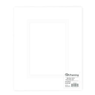 Imagem de Tapete de moldura de design de realce duplo 20,32 x 25,4 cm/12,7 x 17,78