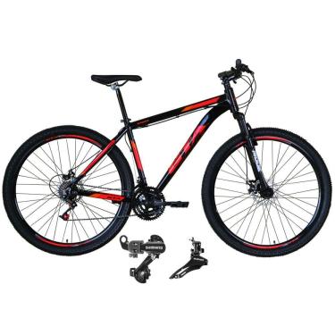 Imagem de Bicicleta Aro 29 Gta Start Alumínio 21v Câmbios Shimano Freio a Disco - Preto/Vermelho