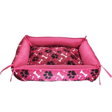 Imagem de Caminha Pet Cama Lavável Premium Com Zíper P M G Cachorro Gato Escolha a Cor (Rosa,Médio Porte)