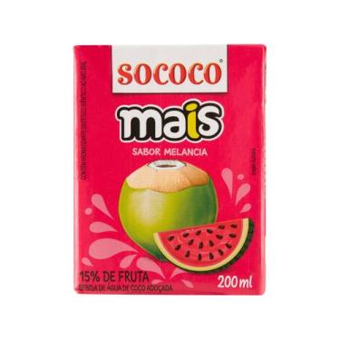 Imagem de Água de Coco Sococo Mais Natural 200ml, 1 unidade, 200ml