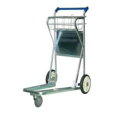Imagem de Carrinho Bagagem Aeroporto Capacidade De Carga 250kg - Made in Brazil