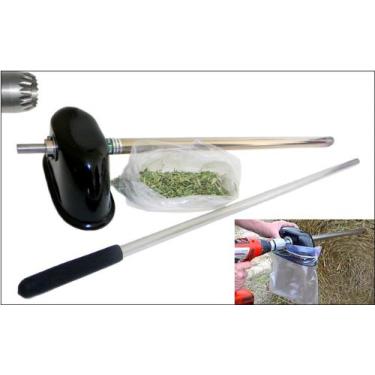 Imagem de Amostrador de broca para fardos de 61 cm, profundidade de 45,7 cm, haste de 9,5 cm, inclui acessório de ensacamento