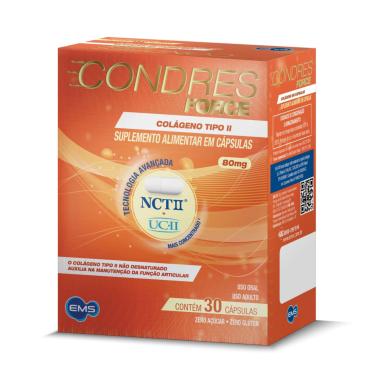 Imagem de Condres Force Colágeno Tipo II Uc-Ii + Nct-Ii 30 Cápsulas