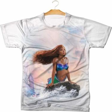 Imagem de Camiseta a Pequena Sereia Filme - 03 - MAHALO CAMISETAS, Branco, MASCU