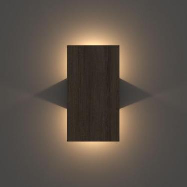 Imagem de Arandela de Parede Quadrada Interna Preta - E-LED BRASIL