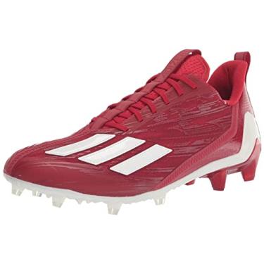 Imagem de adidas Tênis de futebol masculino Adizero, Team Power Vermelho/Branco/Team Power Red, 15