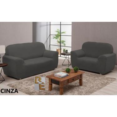 Imagem de Capa Para Sofá Bella 3 e 2 lugares - Viver Bem Store, CHUMBO