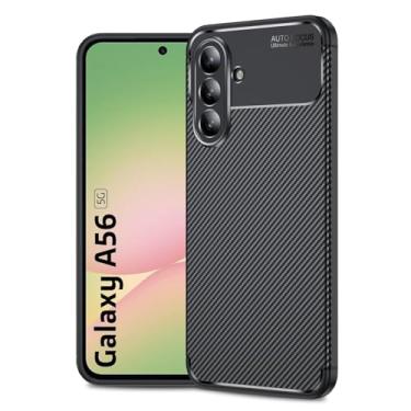 Imagem de Capa Case Fibra de Carbono Anti Impacto para Samsung Galaxy A56 - Capinha Protetora Leve e Durável Danet (Preta)