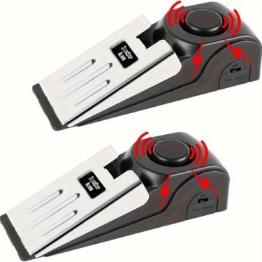 Imagem de Kit 02 Alarme Sonoro para Porta e Janela Sem Fio – Sensor de Presença Inteligente para Segurança de Portas Alta Sensibilidade