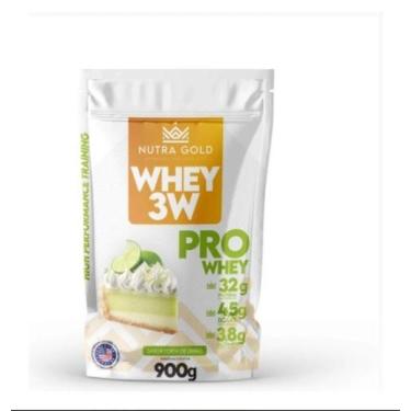 Imagem de Nutra Gold Whey 3w 32 Gr Proteína Pro Pó 900g Sabor Torta de Limão