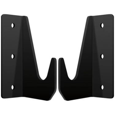 Imagem de Suporte de parede com suporte, ganchos de metal resistente, organizador universal de ferramentas de parede para macacos hidráulicos, inclui parafusos e tubos de expansão, ideal para armazenamento e