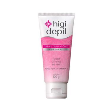 Imagem de Creme Depilatório P/ Corpo Aloe Vera e Vitamina E Higi Depil - Higi Mu