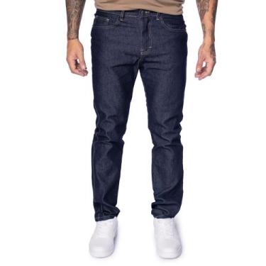 Imagem de Calça Jeans Masculina Dixie Slim Azul Escuro, Azul escuro, 40