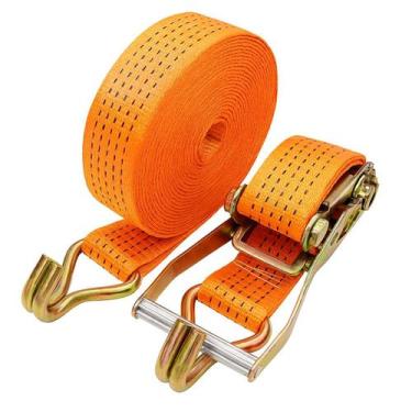 Imagem de Cinta Com Catraca Carga 5 T 50mm 10metro Caminhão Amarração - time, 5 