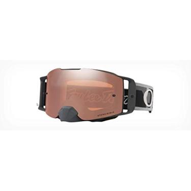 Imagem de Oakley Frontline Adult Off-Road Motorcycle Goggles - Troy Lee Designs Confetti Stealth/Prizm MX Black/One Size