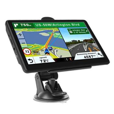 Imagem de Sistema de navegação GPS para carros com tela sensível ao toque - 7 po
