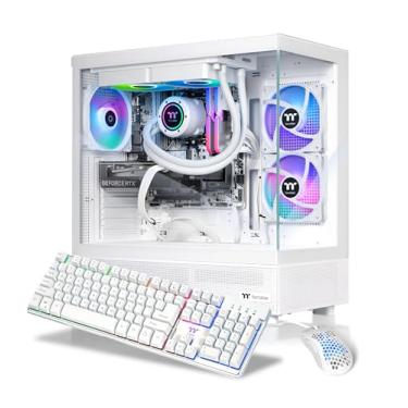 Imagem de Thermaltake LCGS View 7860TS-270 Desktop para jogos (AMD Ryzen™ 7 7800X3D, memória ToughRam 32GB DDR5 6000MT/s RGB, NVIDIA® GeForce RTX™ 5060 Ti 8G, 1TB NVMe M.2, WiFi, Windows 11) V27S-B85K-56T-LCS