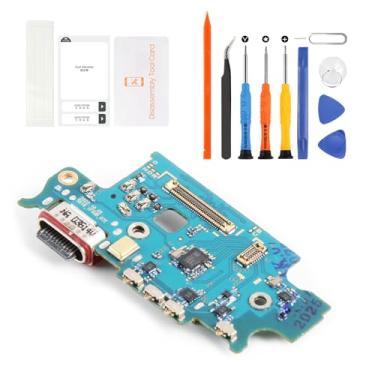 Imagem de Olivechard Substituição da placa de porta de carregamento para Samsung Galaxy S23 Plus 5G SM-S916U S916B S916U1 S916W Base de carregamento USB-C PCB USB Substituição com ferramentas (sem cabo flexível