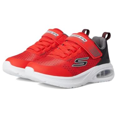 Imagem de Skechers Microspec Max Advance-Squad-p para meninos, Vermelho/preto, 13 Little Kid
