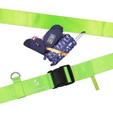 Imagem de SLYNNAR Cinto De Viagem Para Cadeirinha Carro Slynnar, Alça Mala Aeroporto, Verde