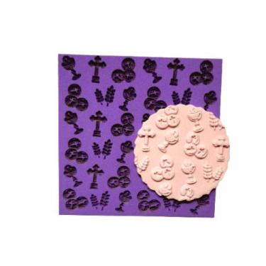 Imagem de TX24 Marcador textura pasta americana biscuit confeitaria religião - C