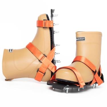 Imagem de Sapatos de piso de epóxi com pontas curtas de 2,5 cm – tiras de nylon ajustáveis, design em forma de X para composto autonivelante, resina epóxi, revestimento de concreto, sobreposição de tinta