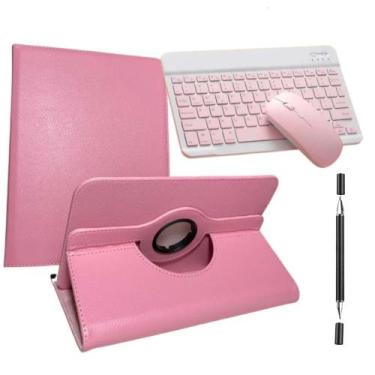 Imagem de Capa Giratoria Para tablet Redmi Pad 2 11' + Teclado Mouse + Caneta Du