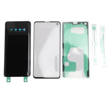 Imagem de Generic Caixa de Tampa de Substituição de Vidro Traseiro, Substituição da Tela de Vidro da Lente Frontal Fácil Instalação Precisa para o S10 (Preto)