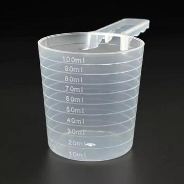 Imagem de 5 colheres de medição de plástico, colheres de medição de plástico Chef Select, colheres de cabo longo para medir café, chá, leite, especiarias, proteína em pó, cozinhar alimentos para animais de