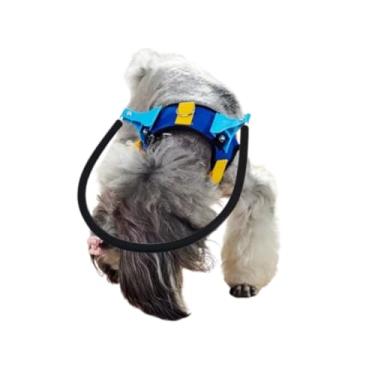 Imagem de Coleira Peitoral Guia Cachorro Cego Cães Cegos Arco Protetor Anti-colisão Pet Proteção...