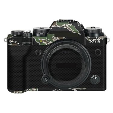 Imagem de Adesivo de capa de câmera X-T4 para FujiFilm X-T4 película protetora antiarranhões decoração XT4 (camuflagem listrada)