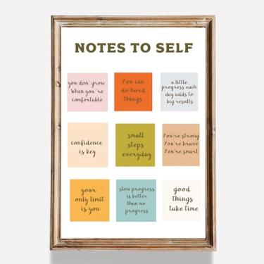 Imagem de PWTXKAH arte de parede em tela com notas