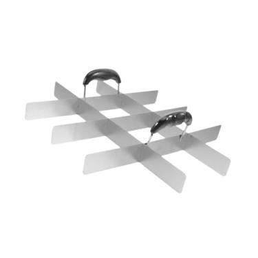 Imagem de Ｂｅｓｇａ Divisor de bolo, ferramenta de cozimento, cortador de bolo, marcador de porção igual para restaurante, casa, casamento, cozimento, fatias uniformes, com 9 Fatias