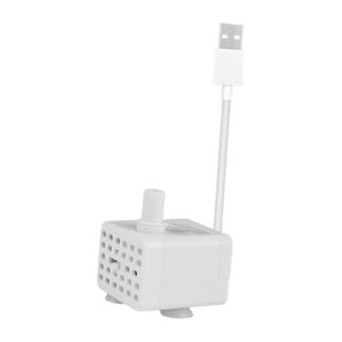 Imagem de predolo Bomba de aquário com 50 cm de altura, mini bomba USB compacta e silenciosa de circulação de água, cabo de 150 cm para pátios, piscinas, aquários e, Lado