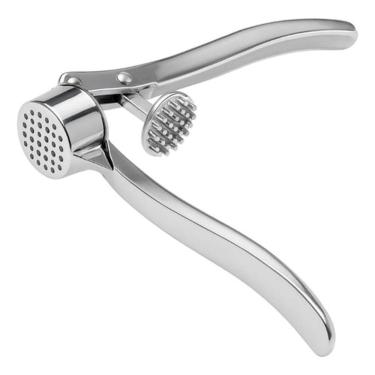Imagem de Espremedor De Alho Inox Premium Amassador Cozinha Jjb