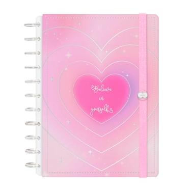 Imagem de Caderno de Disco Inteligente Iscool G+ Coquette Candy Pop Coração Shine