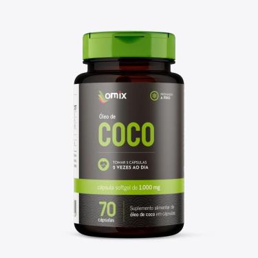 Imagem de Óleo De Coco (1 G) - 70 Cápsulas - Omix-Unissex