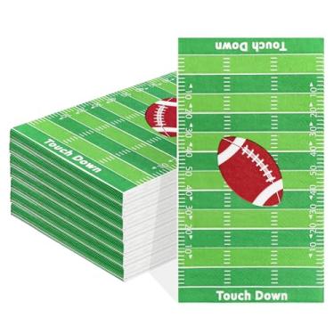 Imagem de SietDESEO 50 guardanapos de hóspedes de futebol americano