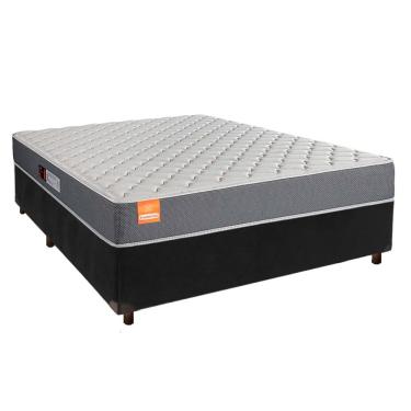 Imagem de Cama Box Preto Viuvo + Colchão D23 Pro Inducol