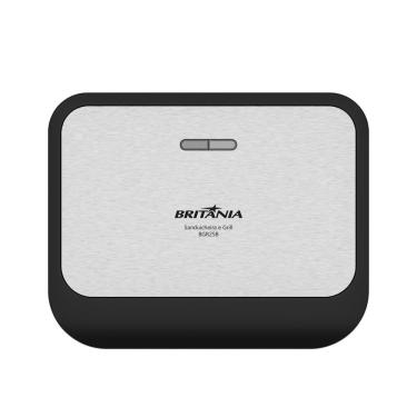 Imagem de Sanduicheira E Grill Britânia Inox 2 Em 1 750W BGR25B